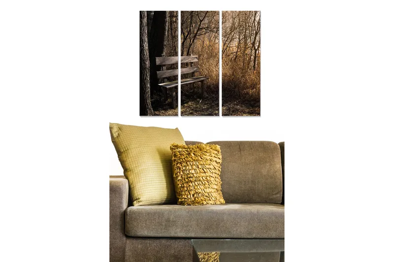 Fototapet Scenic 3 stk Flerfarvet, 22x05 cm