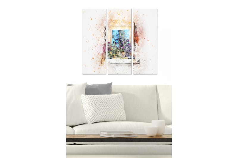 Fototapet Scenic 3 stk Flerfarvet, 22x05 cm