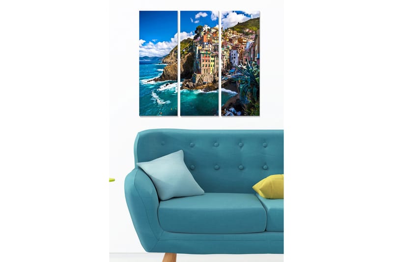 Fototapet Scenic 3 stk Flerfarvet, 22x05 cm