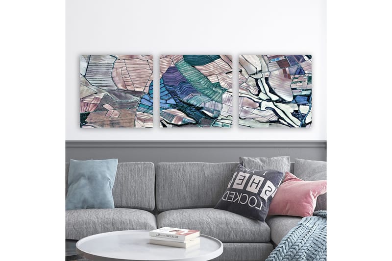 Fototapet VP Spanien 3 stk Flerfarvet - 33x03 cm - Boligtilbehør - Billeder & kunst - Billeder på lærred