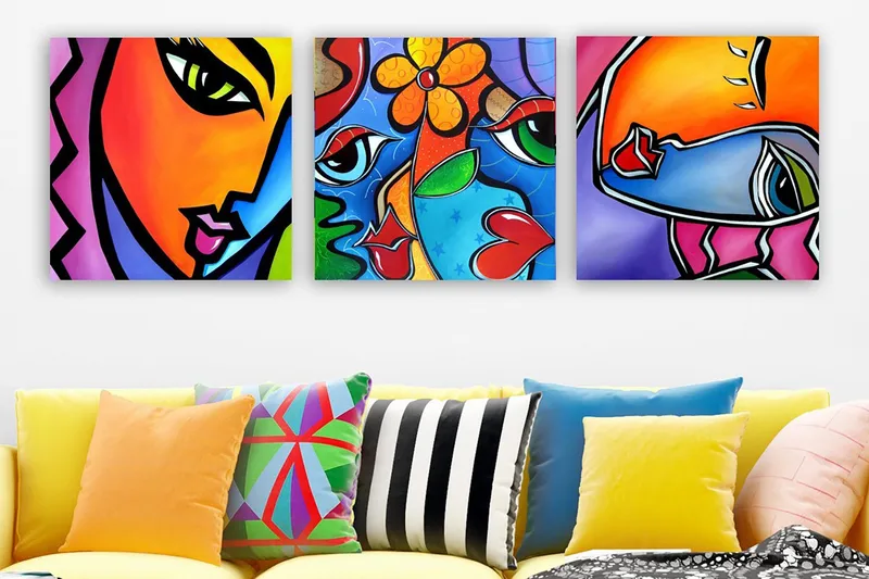 Fototapet VP Spanien 3 stk Flerfarvet, 33x03 cm