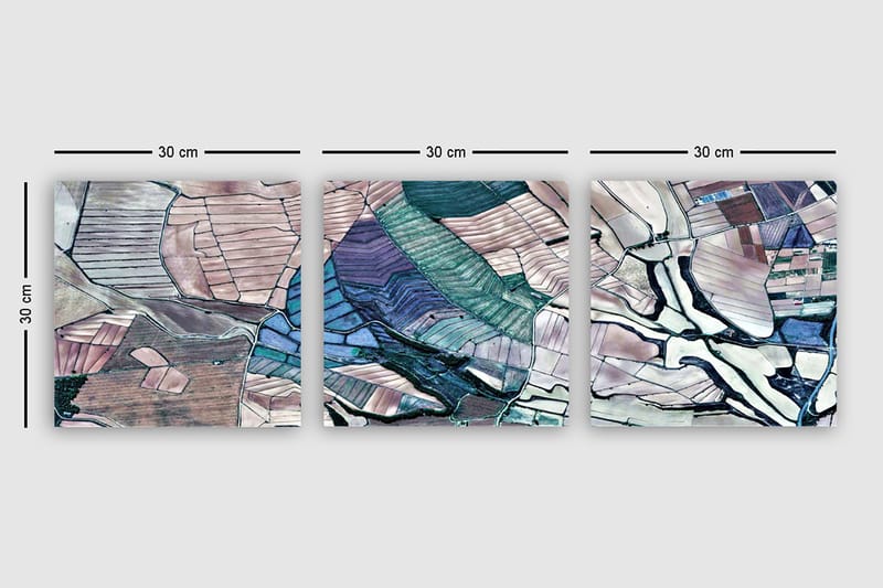 Fototapet VP Spanien 3 stk Flerfarvet - 33x03 cm - Boligtilbehør - Billeder & kunst - Billeder på lærred