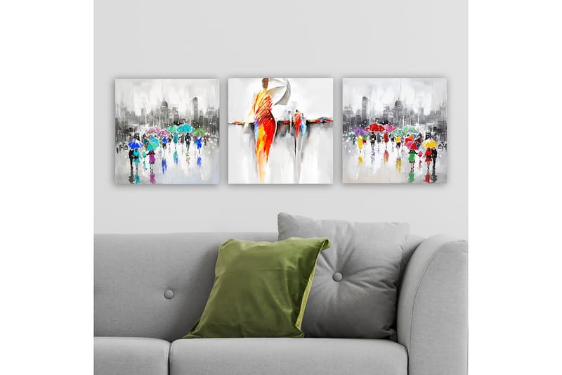 Fototapet VP Spanien 3 stk Flerfarvet - 33x03 cm - Boligtilbehør - Billeder & kunst - Billeder på lærred