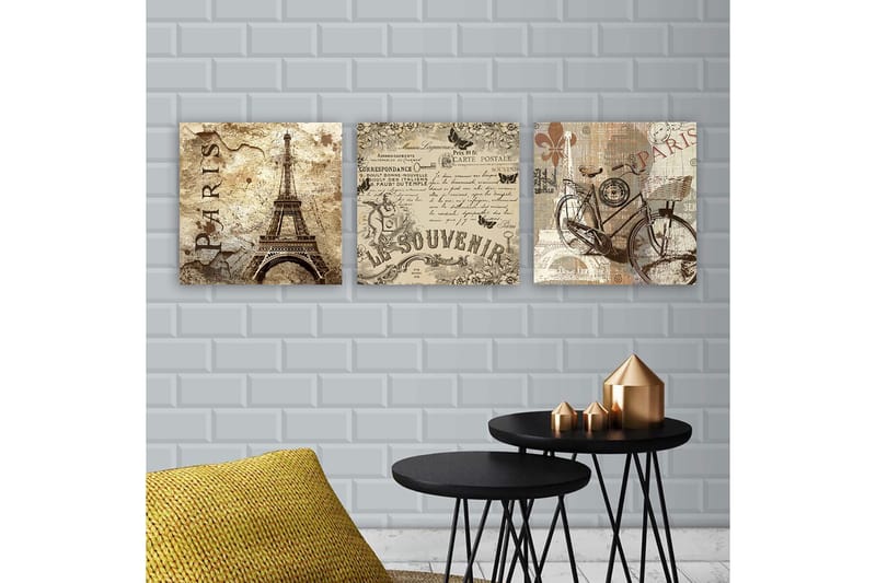 Fototapet VP Spanien 3 stk Flerfarvet - 33x03 cm - Boligtilbehør - Billeder & kunst - Billeder på lærred