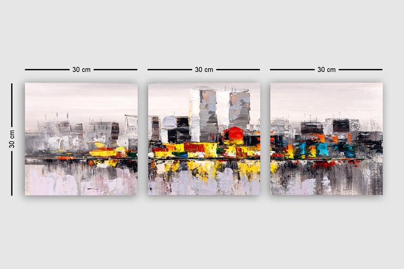 Fototapet VP Spanien 3 stk Flerfarvet - 33x03 cm - Boligtilbehør - Billeder & kunst - Billeder på lærred