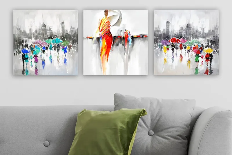 Fototapet VP Spanien 3 stk Flerfarvet, 33x03 cm