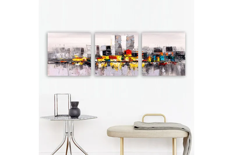 Fototapet VP Spanien 3 stk Flerfarvet - 33x03 cm - Boligtilbehør - Billeder & kunst - Billeder på lærred