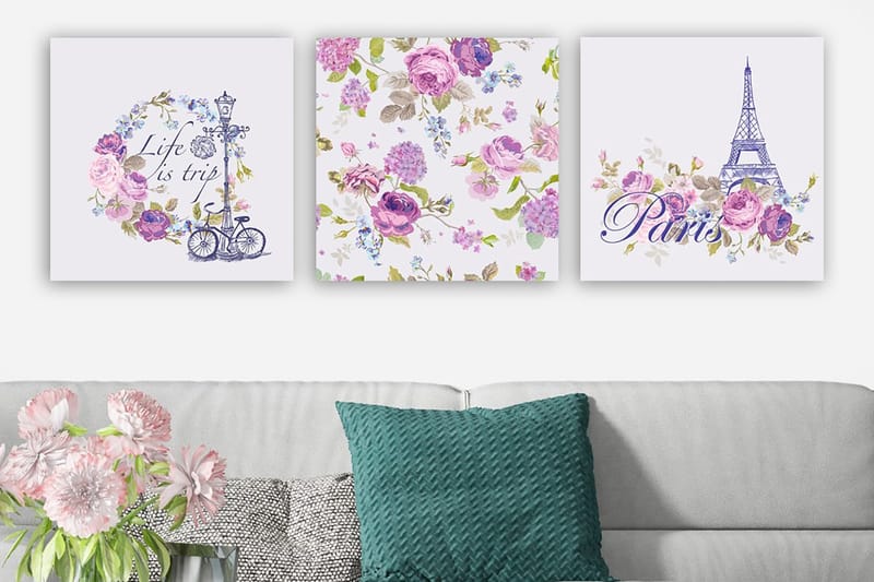 Fototapet VP Spanien 3 stk Flerfarvet, 33x03 cm