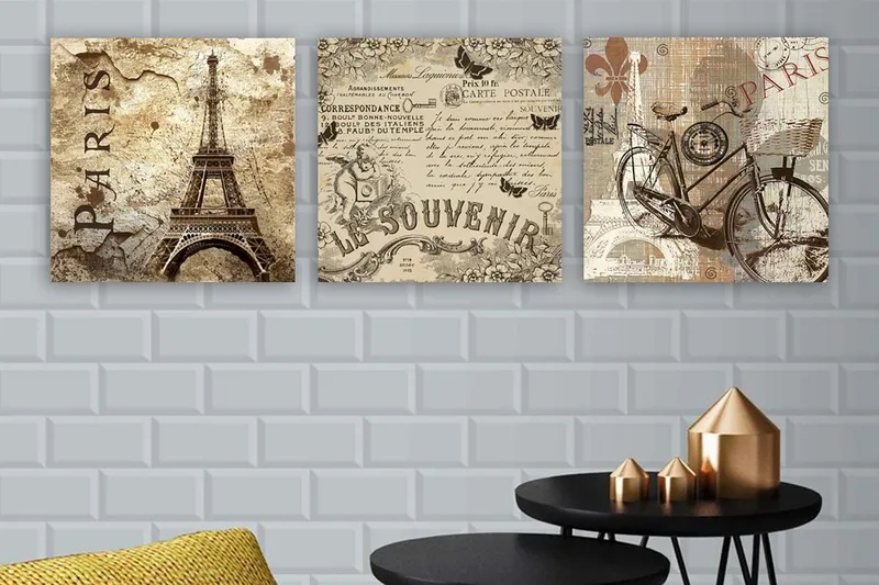 Fototapet VP Spanien 3 stk Flerfarvet, 33x03 cm