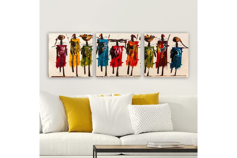 Fototapet VP Spanien 3 stk Flerfarvet - 33x03 cm - Boligtilbehør - Billeder & kunst - Billeder på lærred