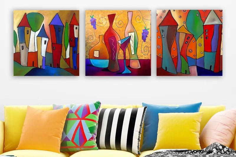 Fototapet VP Spanien 3 stk Flerfarvet, 33x03 cm