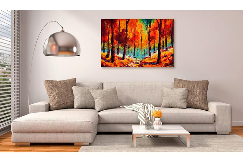 Kanvasbillede Artistic Autumn - Artgeist sp. z o. o. - Boligtilbehør - Billeder & kunst - Billeder på lærred