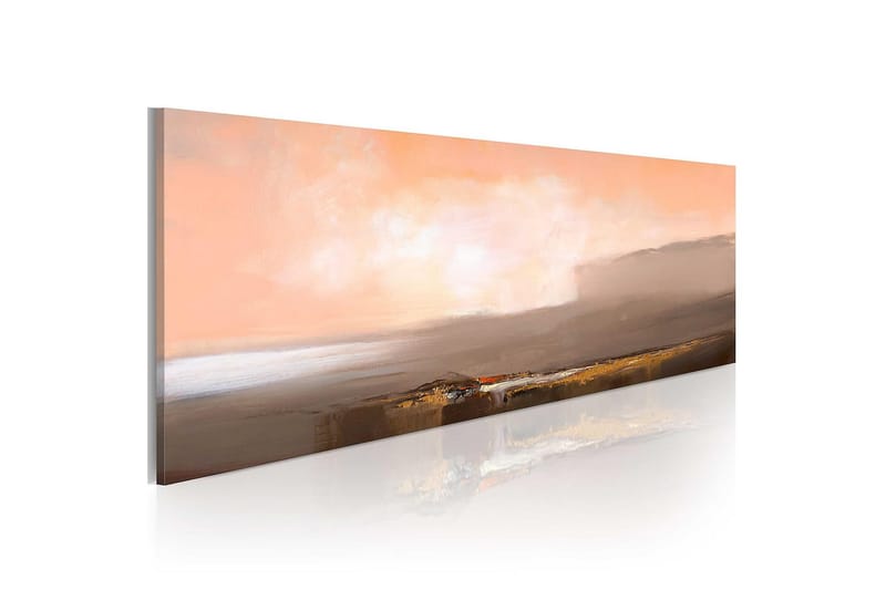 Kanvasbillede Mellem lyserød og gråt 100x40 cm - Artgeist sp. z o. o. - Boligtilbehør - Billeder & kunst - Billeder på lærred