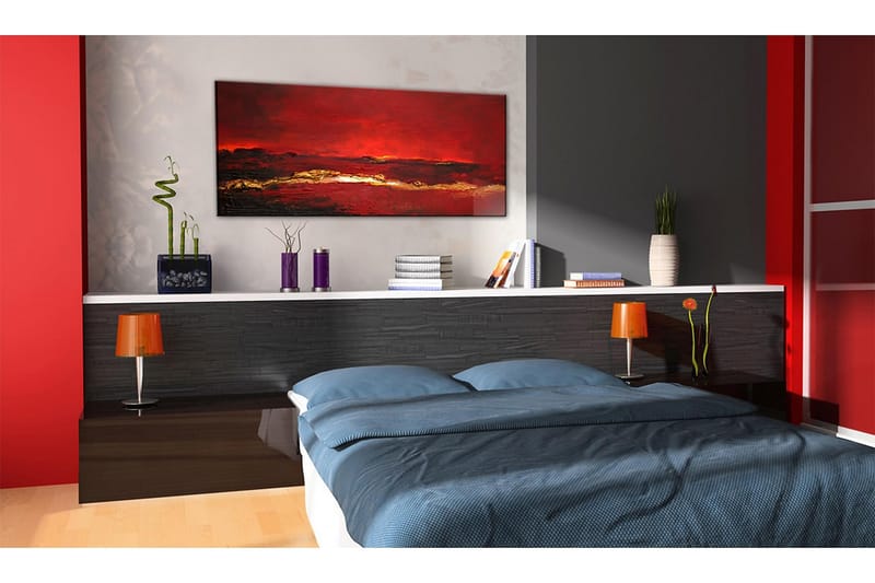 Kanvasbillede Rødme af havet 100x40 cm - Artgeist sp. z o. o. - Boligtilbehør - Billeder & kunst - Billeder på lærred