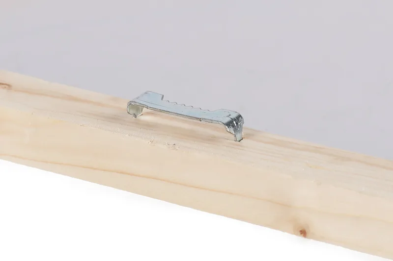 Lærred 70x100 cm - Farverige, bølgende blade i forskellige nuancer, der skaber en dynamisk og levende komposition - Turkis / Lilla / Grøn - Boligtilbehør - Billeder & kunst - Billeder på lærred