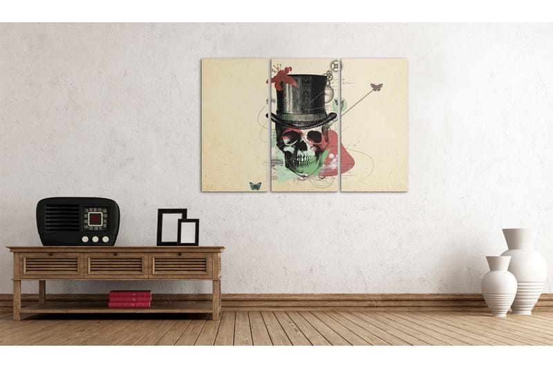 Picture Gentleman's skelet 90x60 - Artgeist sp. z o. o. - Boligtilbehør - Billeder & kunst - Billeder på lærred