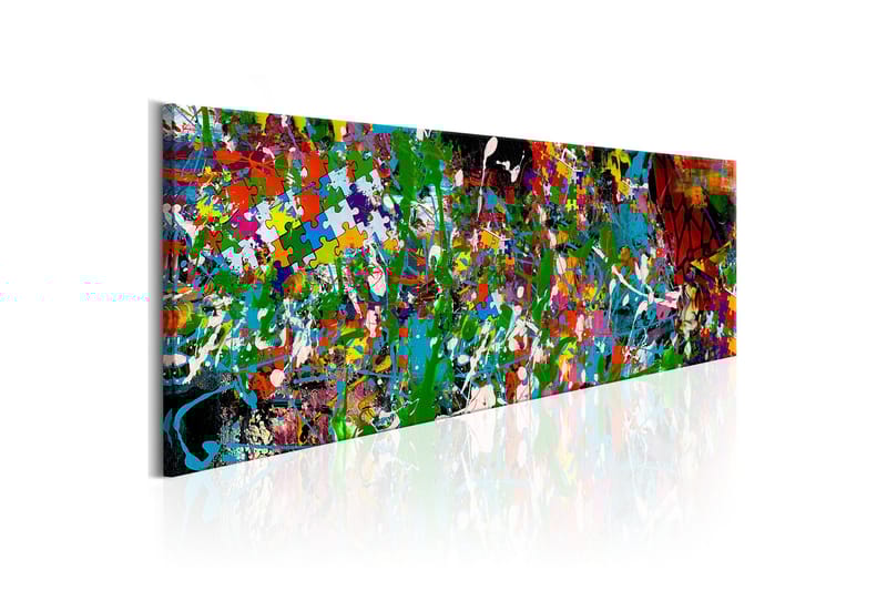 Tavla Artistic Puzzle 135x45 - Boligtilbehør - Billeder & kunst - Billeder på lærred