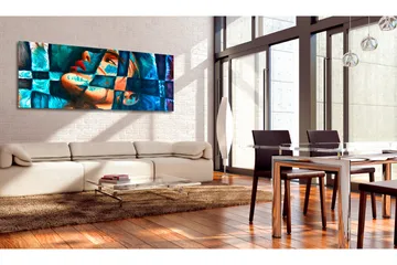 Tavla Azure Trap 135x45 - Boligtilbehør - Billeder & kunst - Billeder på lærred