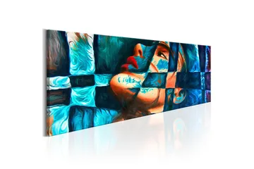 Tavla Azure Trap 135x45 - Boligtilbehør - Billeder & kunst - Billeder på lærred