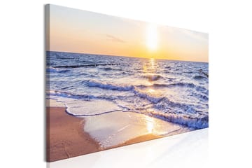 Tavla Calm Waves (1 Part) Narrow Brown 135x45 - Boligtilbehør - Billeder & kunst - Billeder på lærred
