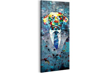 Tavla Dog in a Suit 40x120 - Boligtilbehør - Billeder & kunst - Billeder på lærred