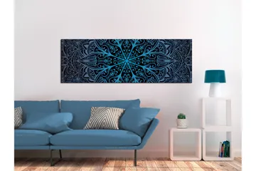 Tavla Feathers (1 Part) Blue Narrow 150x50 - Boligtilbehør - Billeder & kunst - Billeder på lærred