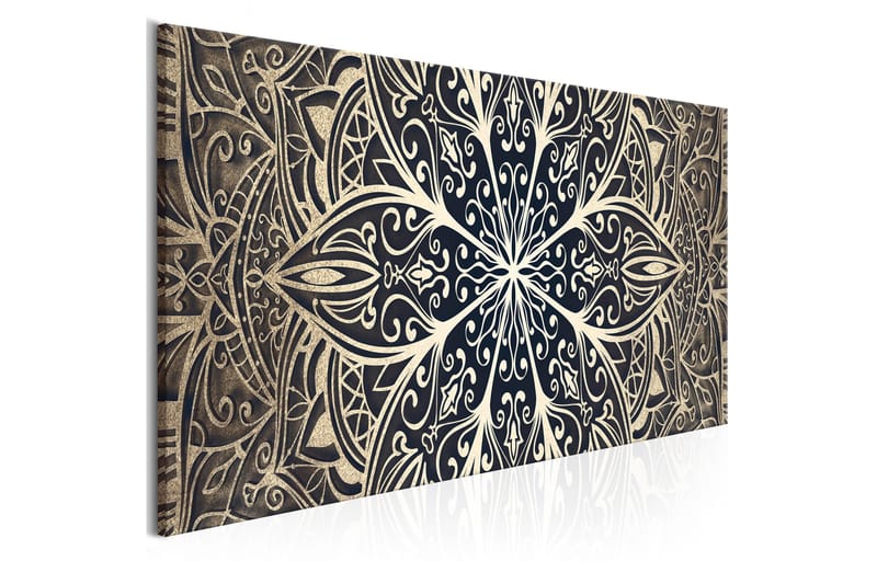 Tavla Feathers (1 Part) Brown Narrow 150x50 - Boligtilbehør - Billeder & kunst - Billeder på lærred