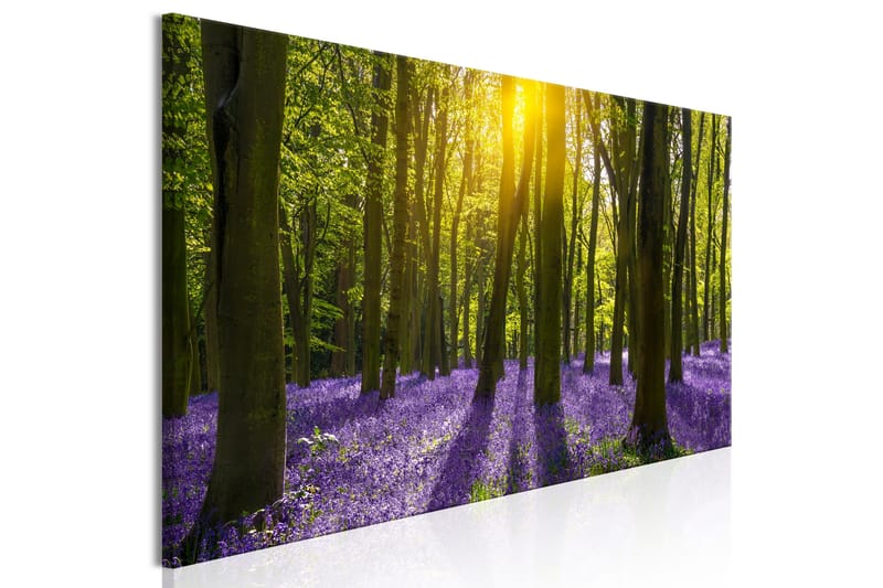 Tavla Hyacinth Field (1 Part) Narrow 135x45 - Boligtilbehør - Billeder & kunst - Billeder på lærred
