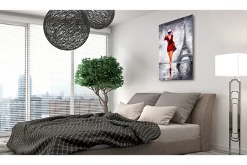 Tavla Lady in Paris 40x60 - Boligtilbehør - Billeder & kunst - Billeder på lærred