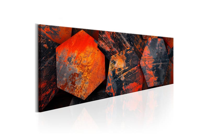 Tavla Magic of Hexagons 135x45 - Boligtilbehør - Billeder & kunst - Billeder på lærred