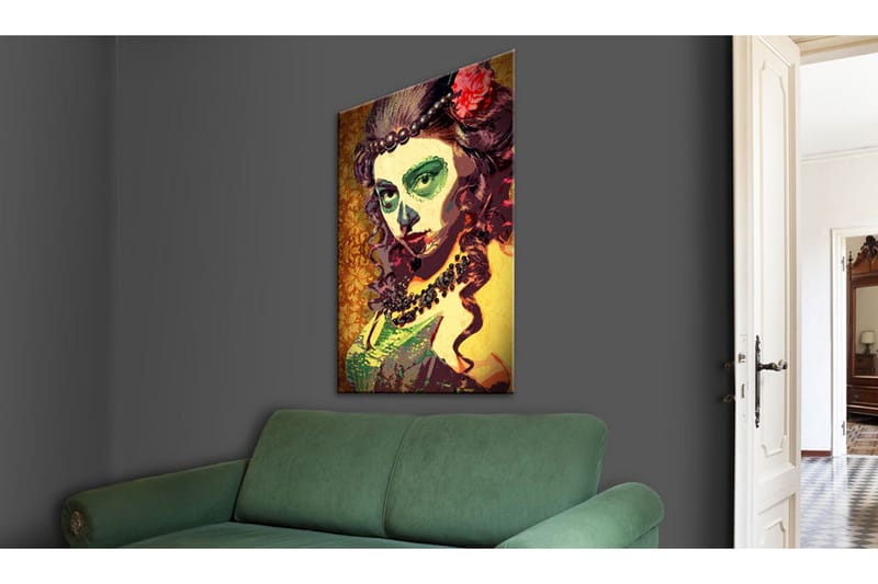 Tavla Mexican Skull VALUE_MISSING_3 80x120 - Boligtilbehør - Billeder & kunst - Billeder på lærred