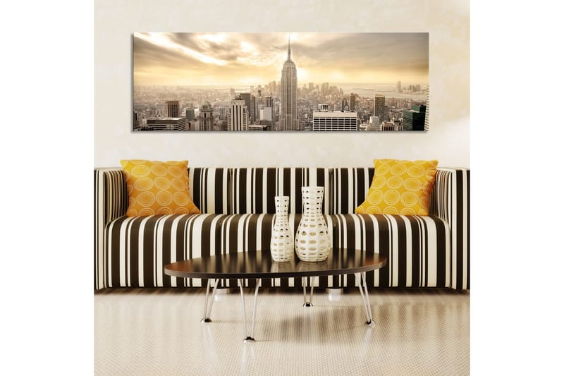 Tavla New York City among the clouds 120x40, undefined
