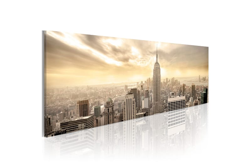 Tavla New York City among the clouds 135x45 - Boligtilbehør - Billeder & kunst - Billeder på lærred