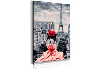 Tavla Romantic Paris 60x90 - Boligtilbehør - Billeder & kunst - Billeder på lærred