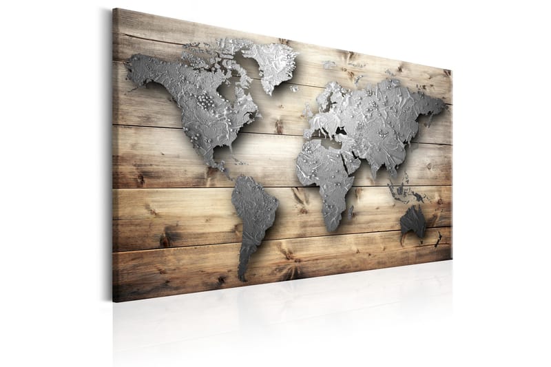 Tavla Silver World 90x60 - Boligtilbehør - Billeder & kunst - Billeder på lærred