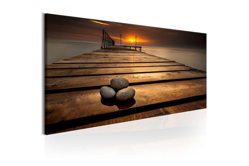 Tavla Stones on the Pier 120x40 - Boligtilbehør - Billeder & kunst - Billeder på lærred