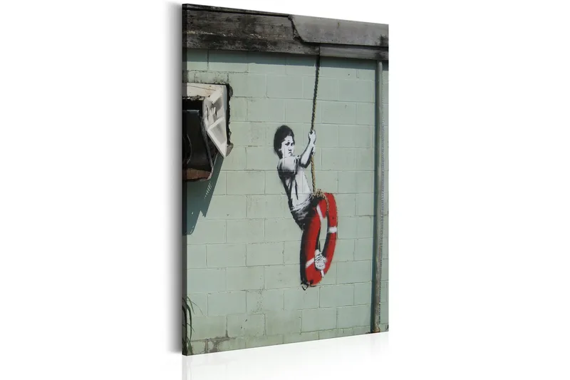 Tavla Swinger New Orleans Banksy 80x120 cm, undefined
