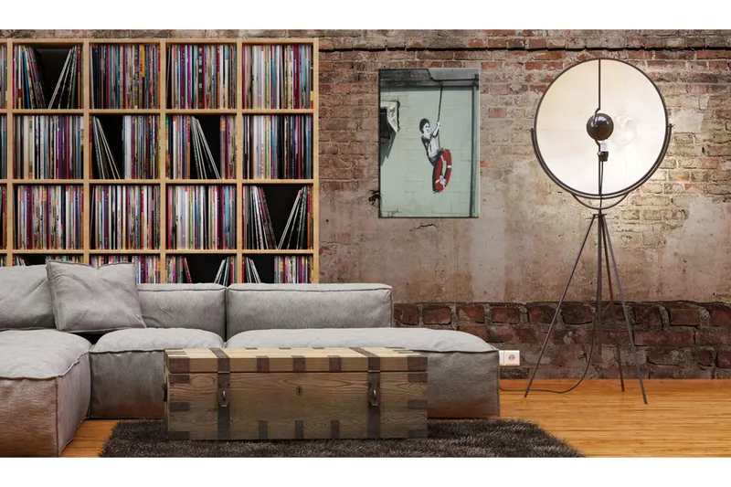 Tavla Swinger New Orleans Banksy 80x120 cm - Boligtilbehør - Billeder & kunst - Billeder på lærred