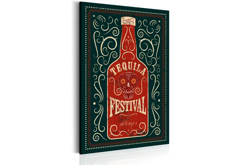 Tavla Tequila Festival 60x90 - Boligtilbehør - Billeder & kunst - Billeder på lærred