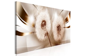 Tavla Two Dandelions (1 Part) Narrow 135x45 - Boligtilbehør - Billeder & kunst - Billeder på lærred