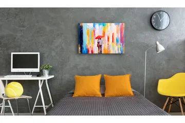 Tavla Under the Love Umbrella 120x80 - Boligtilbehør - Billeder & kunst - Billeder på lærred