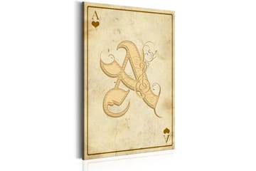 Tavla Winning Card 80x120 - Boligtilbehør - Billeder & kunst - Billeder på lærred