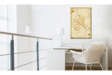 Tavla Winning Card 80x120 - Boligtilbehør - Billeder & kunst - Billeder på lærred