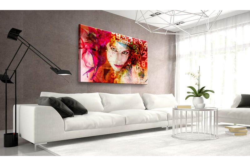 Tavla Woman Is A Riddle 120x80 cm - Boligtilbehør - Billeder & kunst - Billeder på lærred