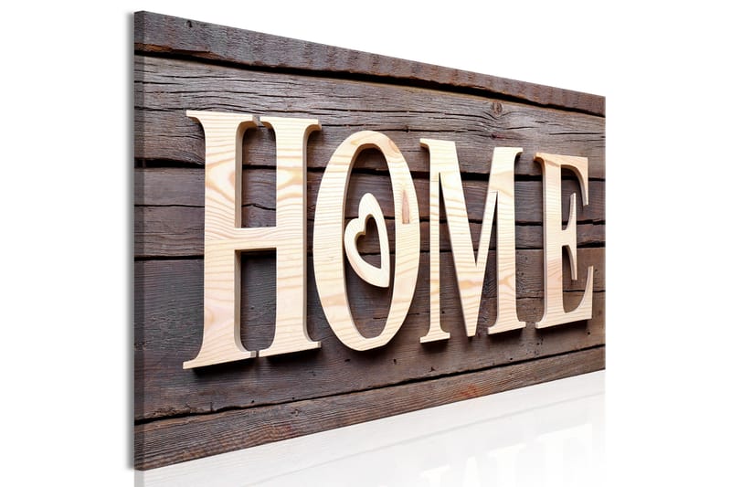 Tavla Wooden Home (1 Part) Narrow 135x45 - Boligtilbehør - Billeder & kunst - Billeder på lærred