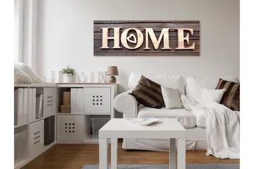 Tavla Wooden Home (1 Part) Narrow 150x50 - Boligtilbehør - Billeder & kunst - Billeder på lærred
