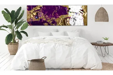 Tavla Purple Wave (1 Part) Narrow 120x40 - Boligtilbehør - Billeder & kunst - Billeder på lærred