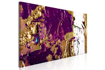 Tavla Purple Wave (1 Part) Narrow 120x40 - Boligtilbehør - Billeder & kunst - Billeder på lærred