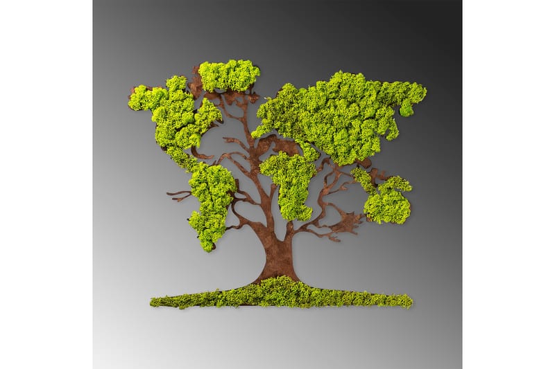 Tree 2 Canvasbillede - Grøn/Brun - Boligtilbehør - Billeder & kunst - Billeder på lærred