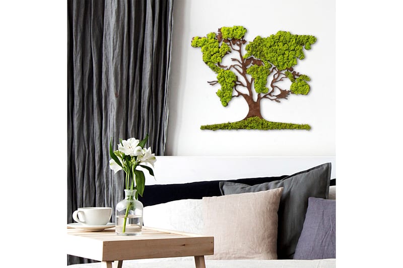 Tree 2 Canvasbillede - Grøn/Brun - Boligtilbehør - Billeder & kunst - Billeder på lærred